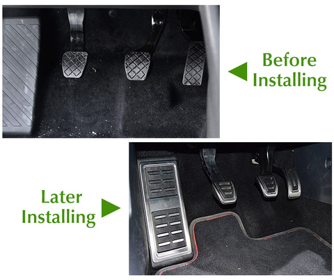 Pédalier Inox VW Seat Skoda