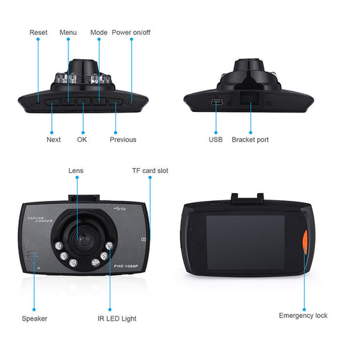 Dashcam TFT écran